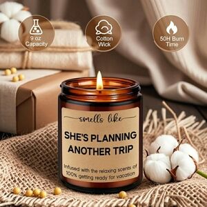 ♥️Vacation Theme Soy Candle NWT